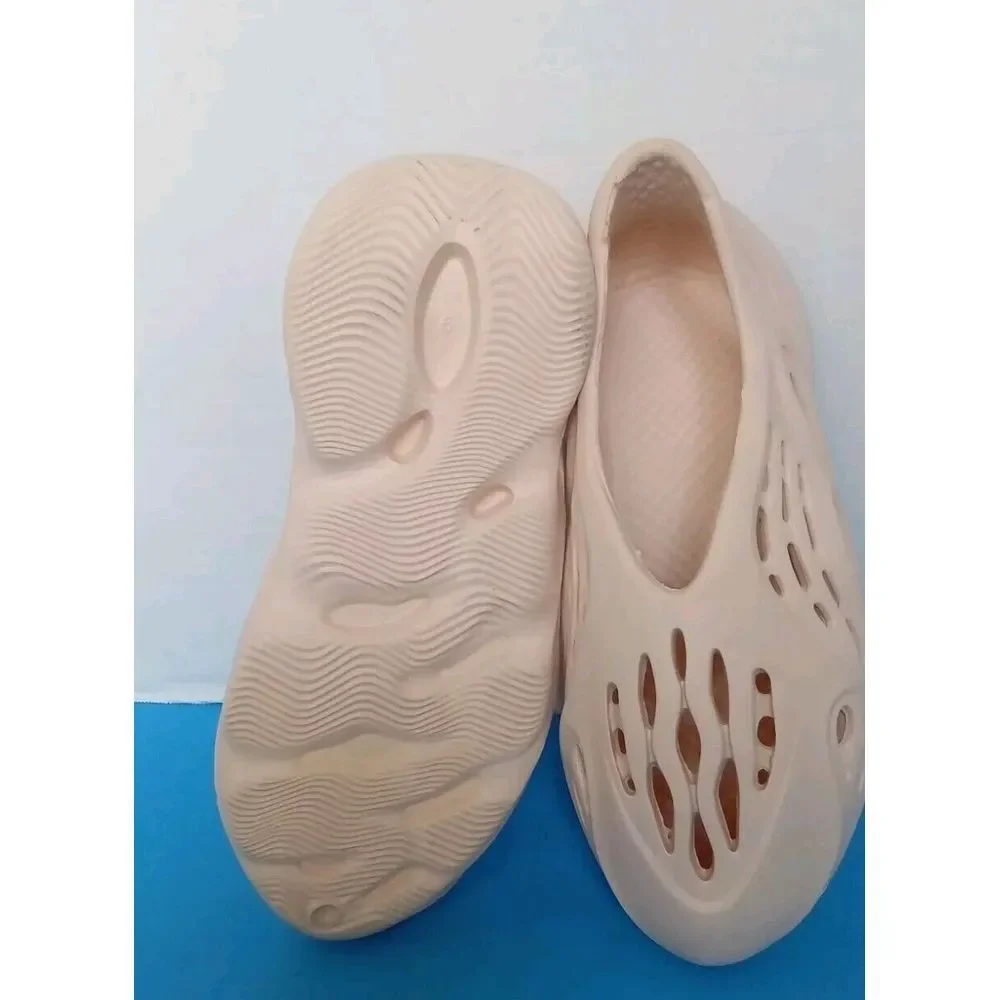 Clogs Sandals Slides Comfort Slip On Shoes Beige‎ Neutral Color Size?